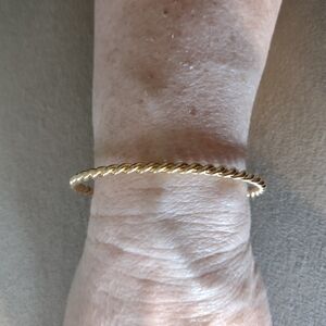 Gold Tone Magnetic Health Bracelet